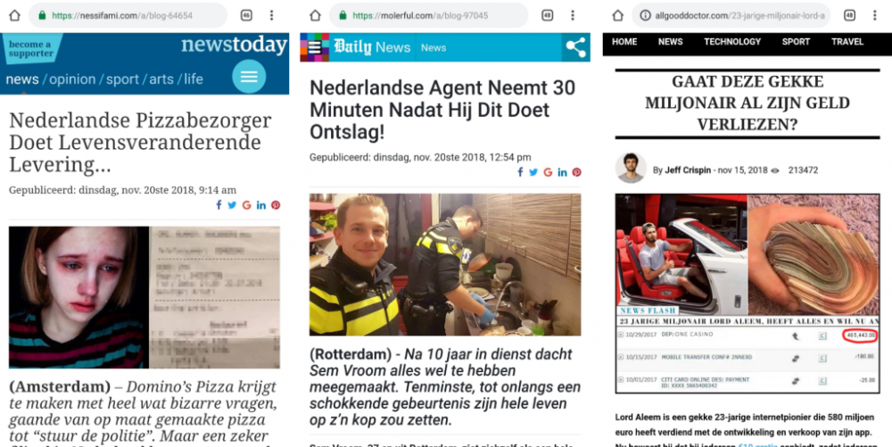 Facebook verspreidt nep nieuws winst in casino’s