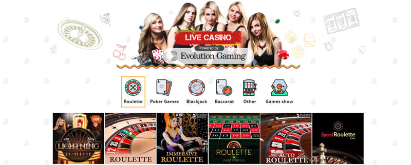 Bob Casino Live Casino