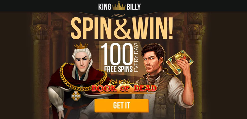 King Billy free spins