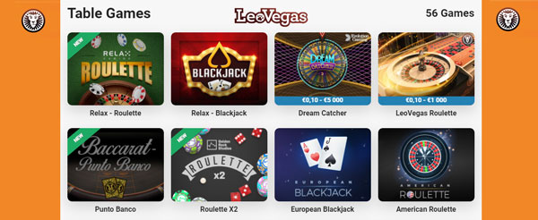 LeoVegas Live Casino