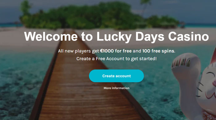 Lucky Days inloggen
