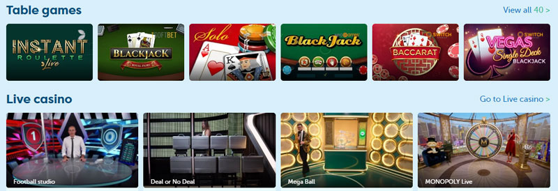 Playfrank live casino spellen