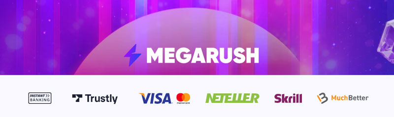 Megarush betalingsmethoden