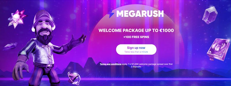 Megarush welkomstbonus