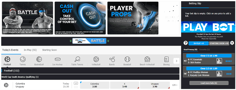 Mr Play sportsbook