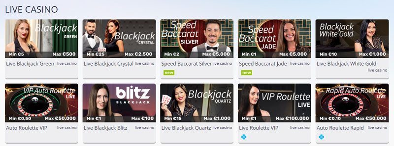 Turbo Casino Live Casino