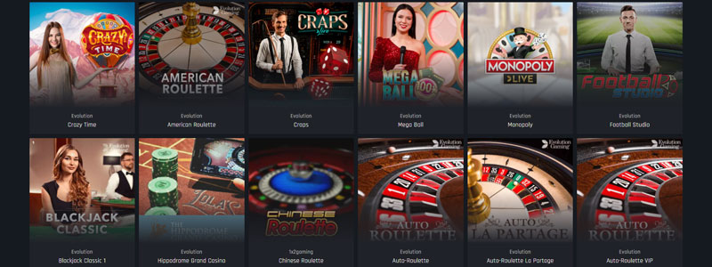 Casino Universe live casino
