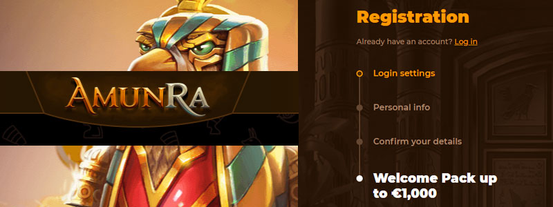 Amunra registeren