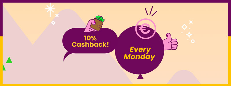 Mount Gold Casino cashback bonus