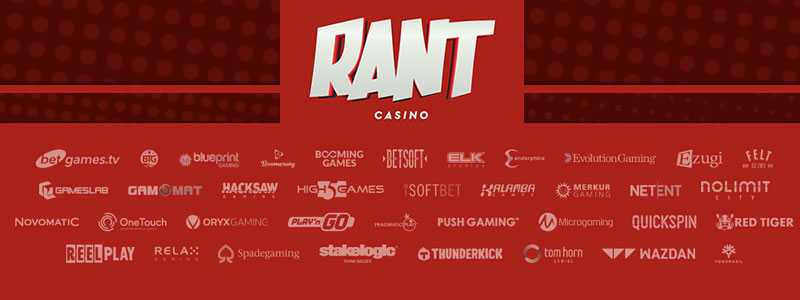 Rant Casino software providers