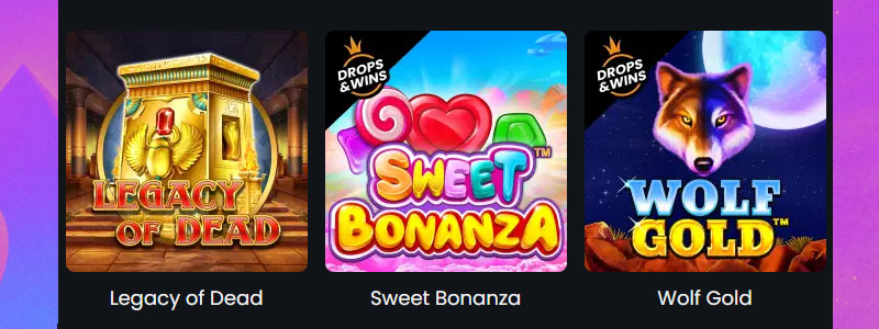 Winny Casino spelaanbod