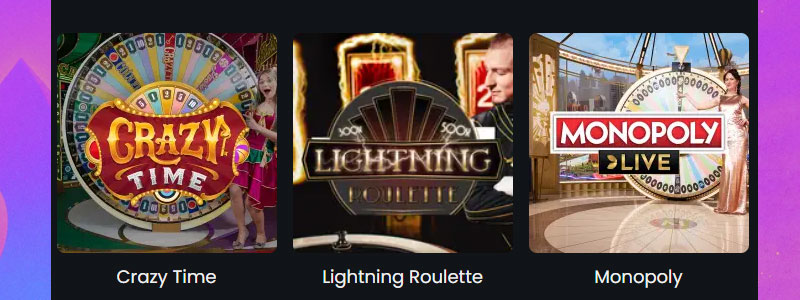 Winny Casino Live casino