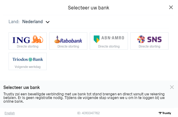 Select a bank