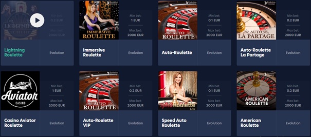 Live.casino roulette