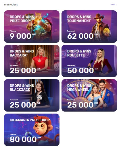 Emojino Casino Drops & Wins