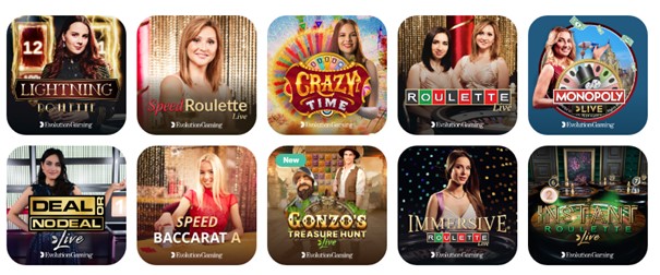 Emojino Casino Live Casino