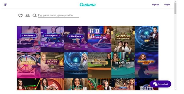 Casumo Games screenshot