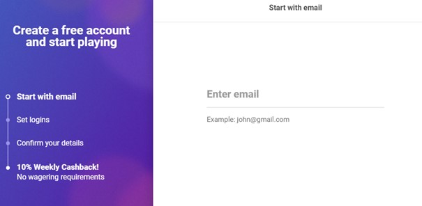 Creating account on dreamz