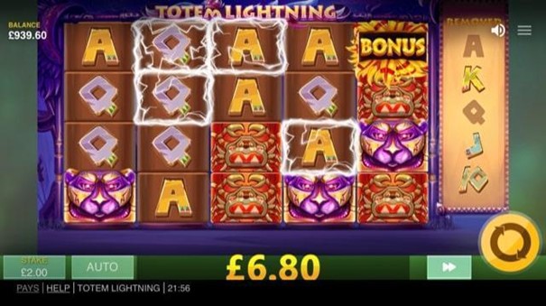 Totem Lightning slot screenshot