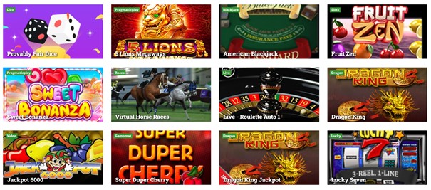 Betcoin Casino Spelaanbod