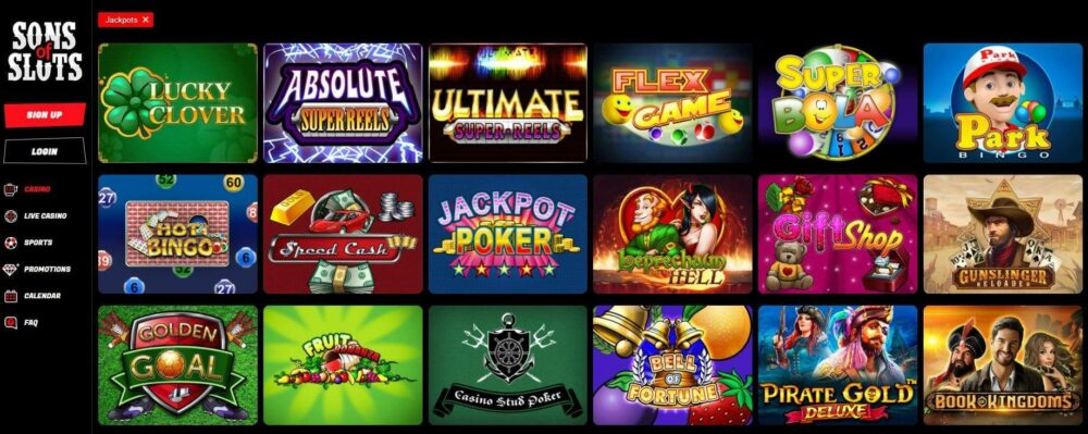 Slots on sons of slots casino