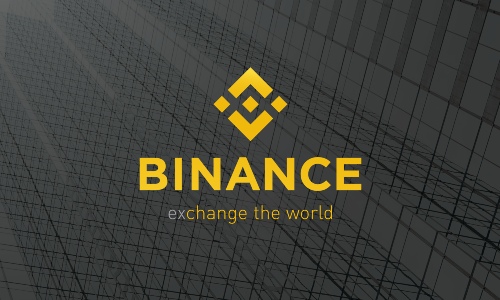 Binance logo and slogan