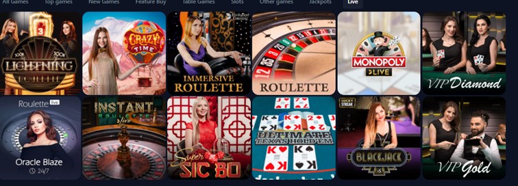 Bets.io Live Casino