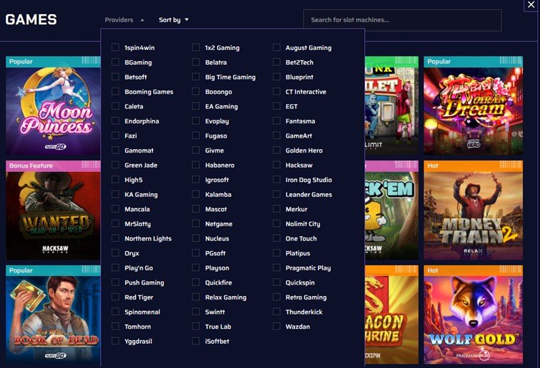 Justbit.io Casino Spellen