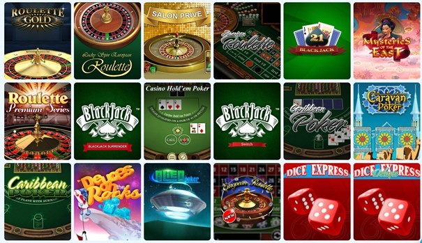 Ridika Casino Tafelspellen